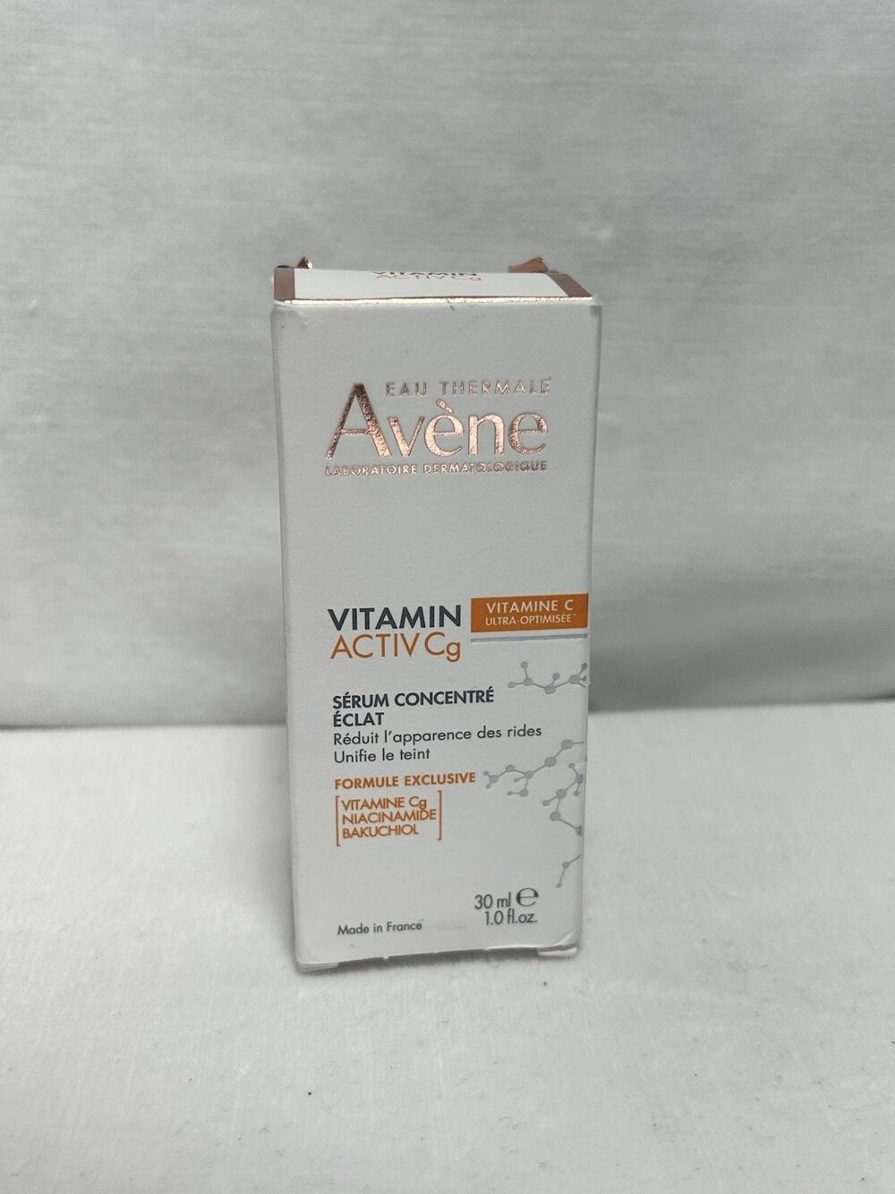 Avene Vitamin Active Cg Radiance Concentrated Serum 1oz NEW IN BOX EXP 03/28